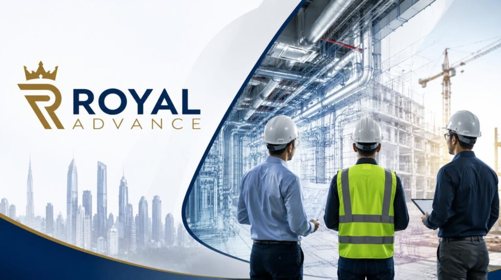 Royal Advance Careers UAE 2026: Walk-In Interview Announced for MEP & Engineering Professionals 1 Royal Advance hiring MEP Foreman, Site Engineer, and Project Engineer through a walk-in interview in Abu Dhabi.