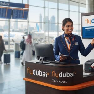 Flydubai hiring Sales Agents in Dubai for candidates with airline or travel agency ticketing experience.
