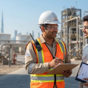 Gulf Gas conducting a walk-in interview for Health & Safety Officer (HSE) jobs in Dubai.