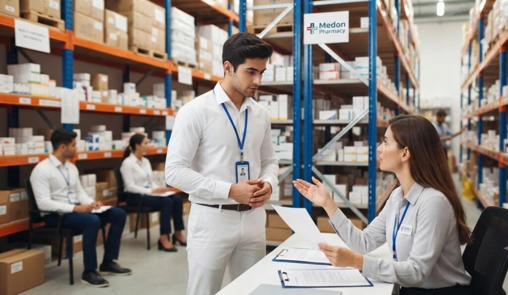Medon Pharmacy Walk-In Interview UAE 2026: Warehouse Storekeeper Vacancy in Sharjah 1 Medon Pharmacy hiring Warehouse Storekeepers through a walk-in interview in Sharjah.