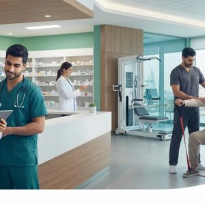 Reem Hospital in Abu Dhabi hiring healthcare professionals for multiple medical and administrative positions.