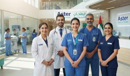 Aster DM Healthcare hiring nurses, pharmacists, healthcare assistants, optometrists, and other professionals across the UAE.