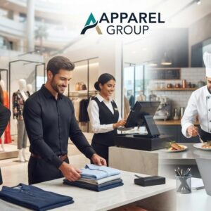 Employees working in Apparel Group retail stores in the UAE showcasing career opportunities across fashion, retail, hospitality, and corporate divisions.