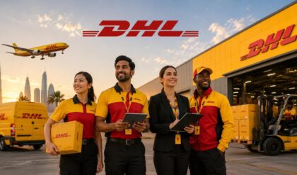 DHL Careers UAE 2026 latest job openings for Sales Advisor, Operations Coordinator, Major Accounts Executive, and Employee Relations Manager