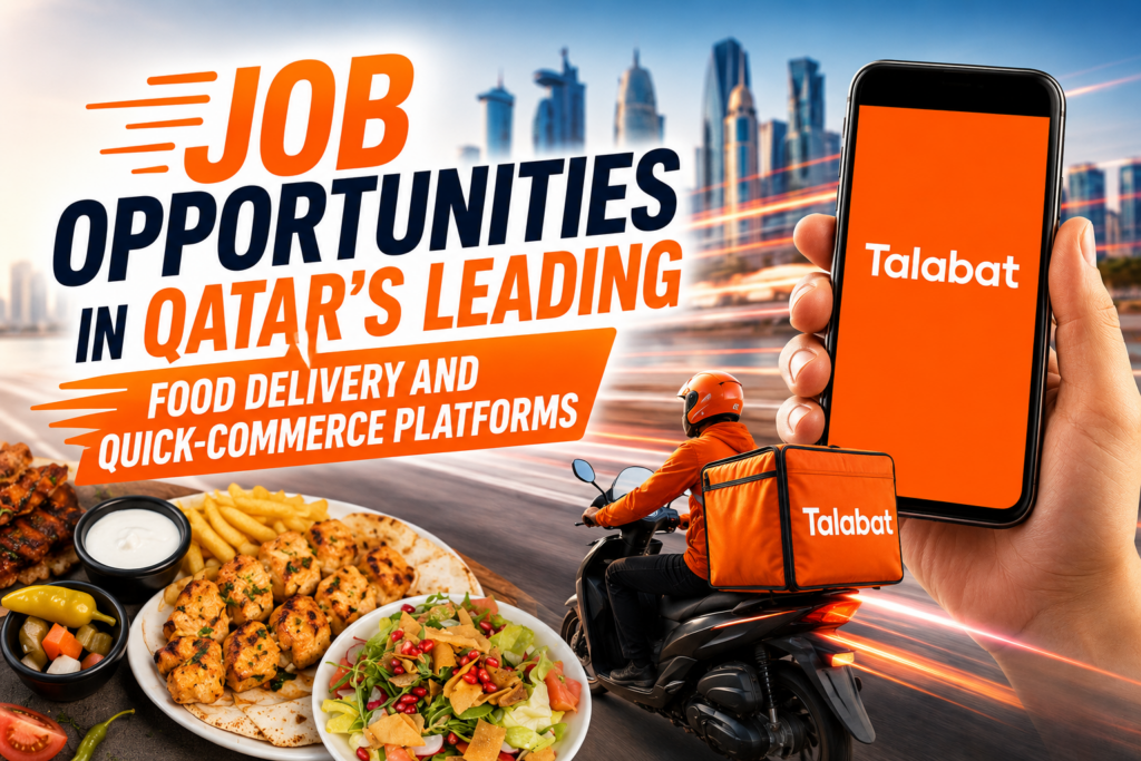 Talabat Qatar Announces Multiple Career Opportunities in different departments 1 food delivery app