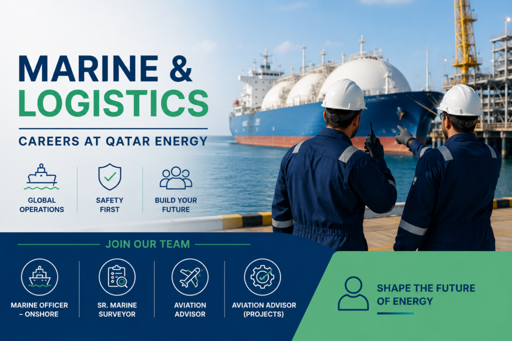 Qatar Energy Announces Marine and Logistics Career Opportunities in Qatar 1 qatar energy