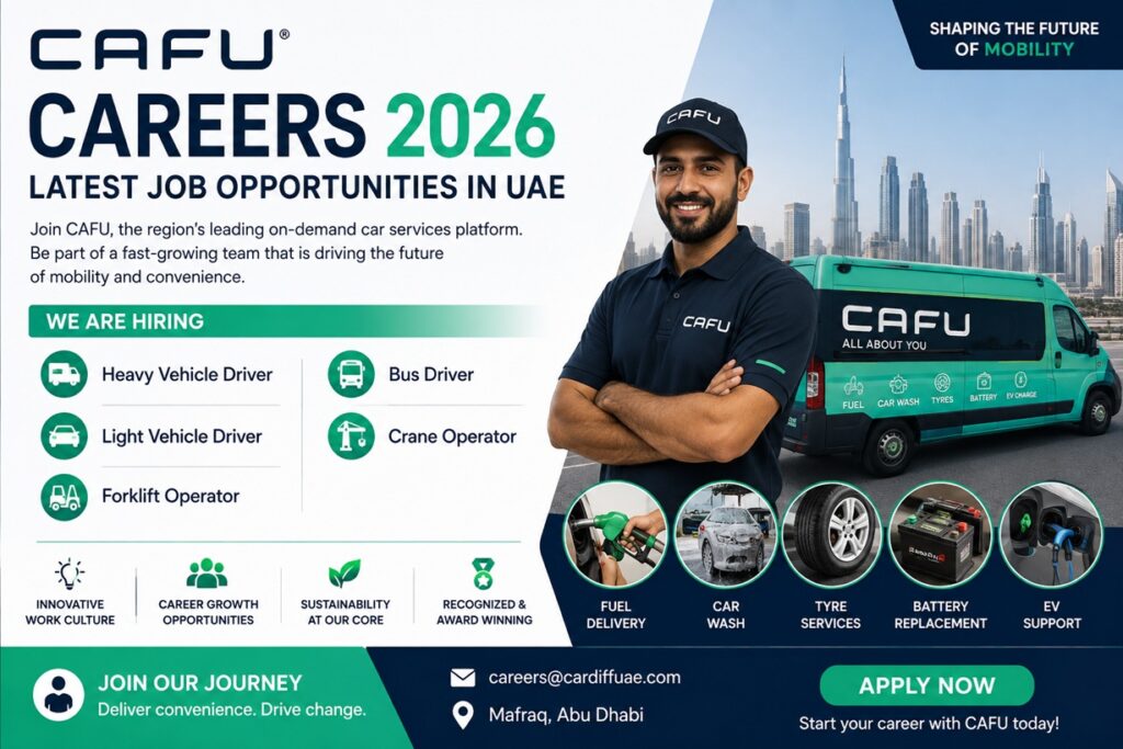 CAFU UAE Careers 2026 – Latest Job Vacancies and Recruitment Opportunities 1 EAR