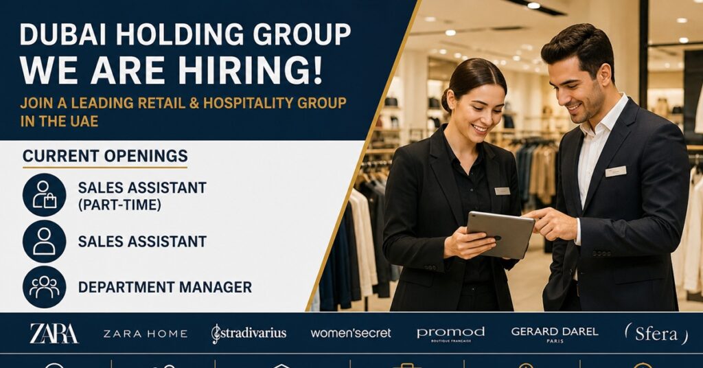 Dubai Holding Group Careers 2026: Latest Job Vacancies in UAE | Apply Now 1 JOBS 1233