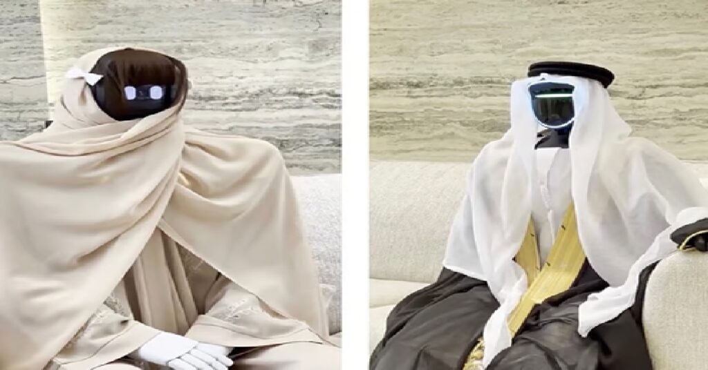 Dubai robot marriage : ദുബായിലെ വൈറൽ റോബോട്ട് ബു സുനൈദ ‘വിവാഹിതനായി’; ജീവിത പങ്കാളി മറ്റൊരു റോബോട്ട് മോസ 1 ROBPRT