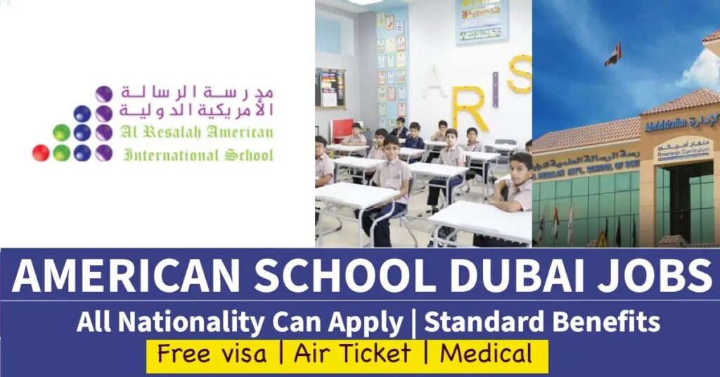 Al Resalah American International School Careers 2026–2027: Teaching Jobs in UAE 1 SCHOOL 2