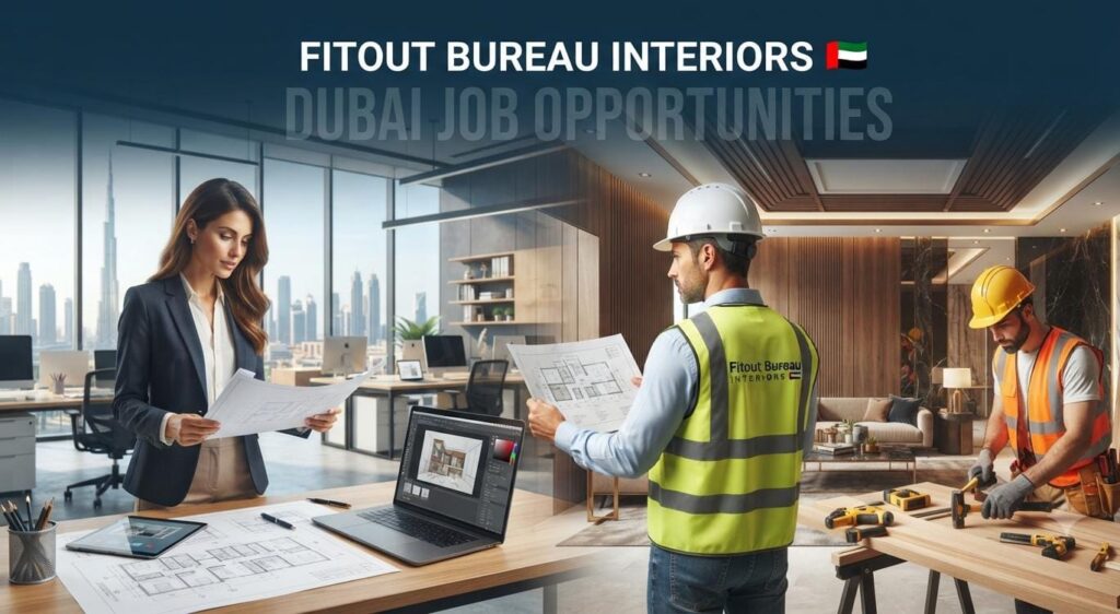 Fitout Bureau Interiors Careers in Dubai 2026: Multiple Job Vacancies Announced for GCC Experienced Professionals | Apply for Al Ain Hospital Vacancy 1 Fitout Bureau Interiors Careers Dubai 2026 has announced multiple vacancies for experienced GCC professionals. Opportunities are available for Estimation Engineers, Quantity Surveyors, Interior Designers, Draftsmen, Site Supervisors, and Carpenters. Interested candidates can apply by submitting their CV through the company's official recruitment channels.