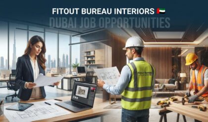 Fitout Bureau Interiors Careers Dubai 2026 has announced multiple vacancies for experienced GCC professionals. Opportunities are available for Estimation Engineers, Quantity Surveyors, Interior Designers, Draftsmen, Site Supervisors, and Carpenters. Interested candidates can apply by submitting their CV through the company's official recruitment channels.