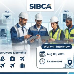 SIBCA Walk-In Interview 2026 in Abu Dhabi for Service Engineers, BMS, ELV and Fire & Life Safety vacancies