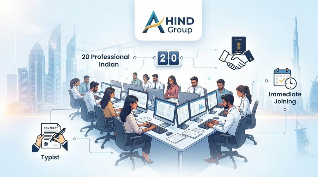ALHIND Dubai Jobs 2026: Alhind Group Hiring Typists for Dubai – 20 Vacancies Available | | Apply Now For Latest Vacancies 1 ALHIND Dubai Jobs 2026 hiring Typists in Dubai with 20 vacancies