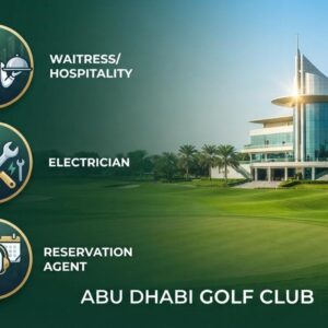 Abu Dhabi Golf Club Jobs 2026 for Waitress Electrician and Reservation Agent vacancies
