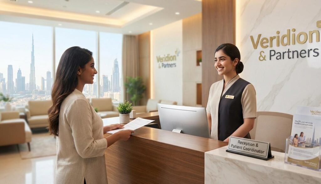 Looking for a Healthcare Job in Dubai? Check This New Receptionist Vacancy| Apply Now For Latest Vacancies 1 Veridion & Partners Jobs 2026 Receptionist cum Patient Coordinator vacancy in Dubai