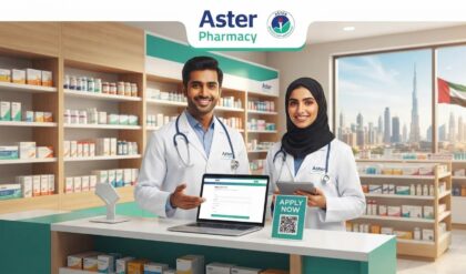 Aster Pharmacy Jobs 2026 Pharmacist vacancy in Dubai and Northern Emirates, UAE