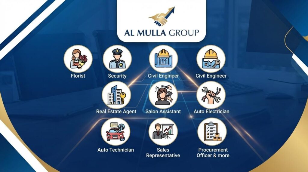 Al Mulla Group Jobs 2026: Multiple Vacancies Across Different Roles 1 Al Mulla Group Jobs 2026 – Latest vacancies across automotive, engineering, sales, security and manufacturing sectors.