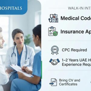 Thumbay Hospitals Walk-in Interview 2026 for Insurance Approval Officers and Medical Coders in Ajman, UAE