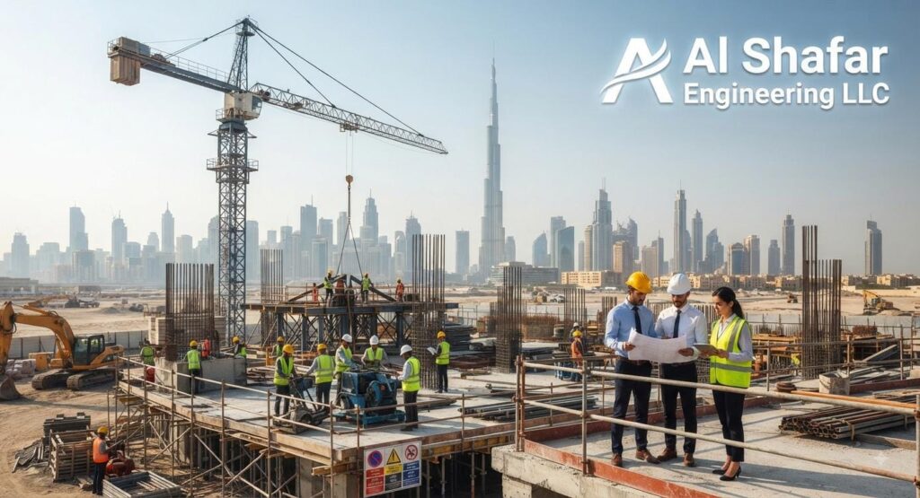 Al Shafar Engineering Jobs 2026: Dubai Construction Vacancies for Experienced Candidates|Apply Now For The Latest Vacancies 1 Al Shafar Engineering Jobs 2026 Dubai – Construction and Engineering Vacancies for UAE