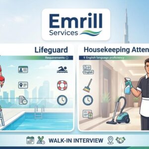 Emrill Services UAE Jobs 2026 – Lifeguard and Housekeeping Vacancies in Dubai