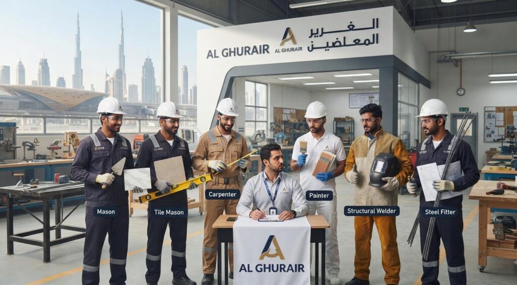 Dubai Walk-In Jobs: Al Ghurair Recruitment Drive on August 18|Apply Now For The Latest Vacancies 1 Al Ghurair Walk-In Interview 2026 for Mason, Carpenter, Painter, Welder and Steel Fitter jobs in Dubai