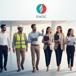 Alt Text: ENOC Careers 2026 latest job vacancies in Dubai and Sharjah, UAE for Driver, HSEQ Manager, IT Support and other positions.