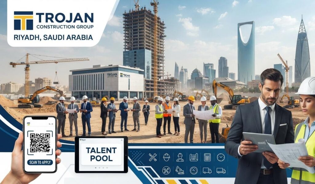 Trojan Construction Group Careers 2026: Multiple Job Openings in Riyadh|Apply Now For The Latest Vacancies 1 Trojan Construction Group Jobs 2026 for mega construction projects in Riyadh