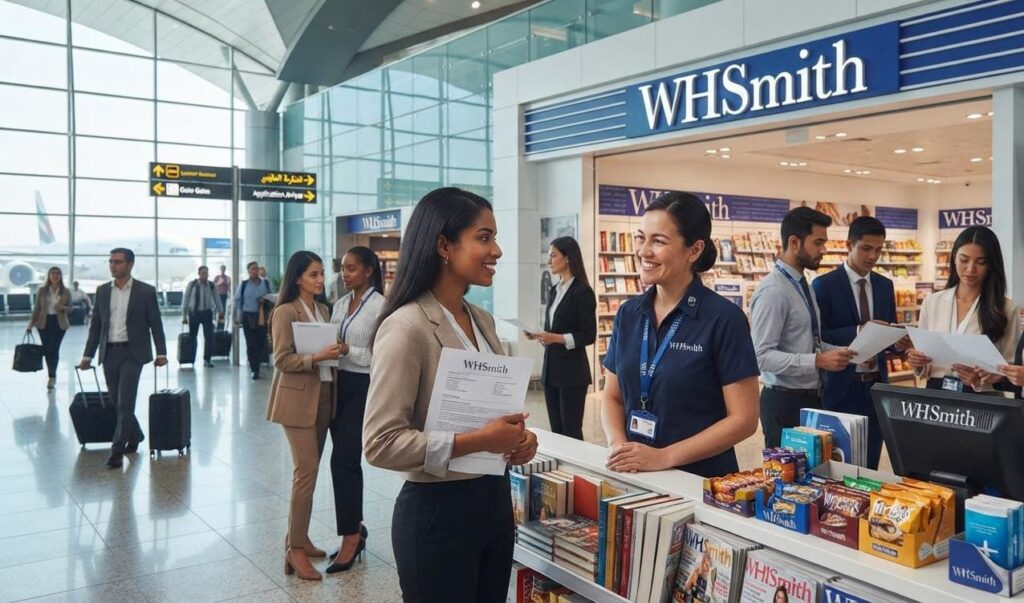 WHSmith Careers 2026: Supervisors and Sales Associate Jobs at Zayed International Airport|Apply Now For The Latest Vacancies 1 WHSmith Careers 2026 airport retail jobs at Zayed International Airport