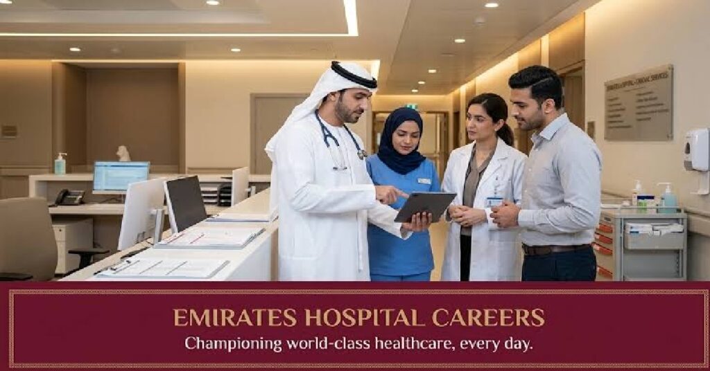 Emirates Hospital Jobs 2026: Receptionist, Quality Officer and Occupational Health & Safety Opportunities in UAE 1 hospital 1