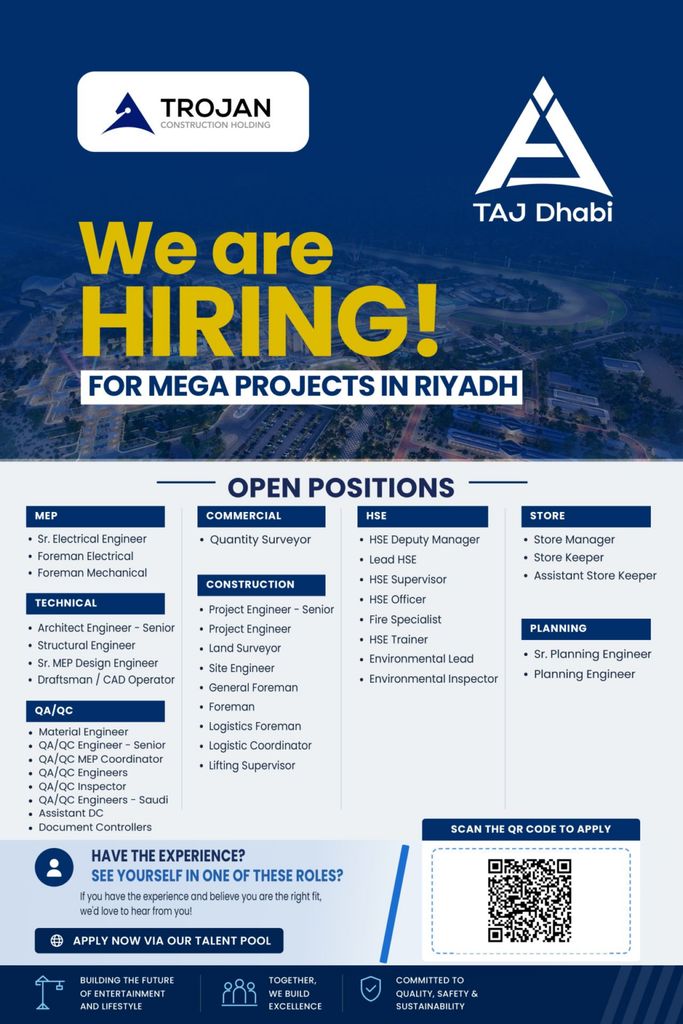 Trojan Construction Group Careers 2026: Multiple Job Openings in Riyadh|Apply Now For The Latest Vacancies 2 image 7