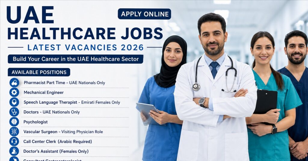 UAE Healthcare Careers 2026: Kanad Hospital Al Ain Latest Job Openings | Apply Online 1 jobs uae 11222