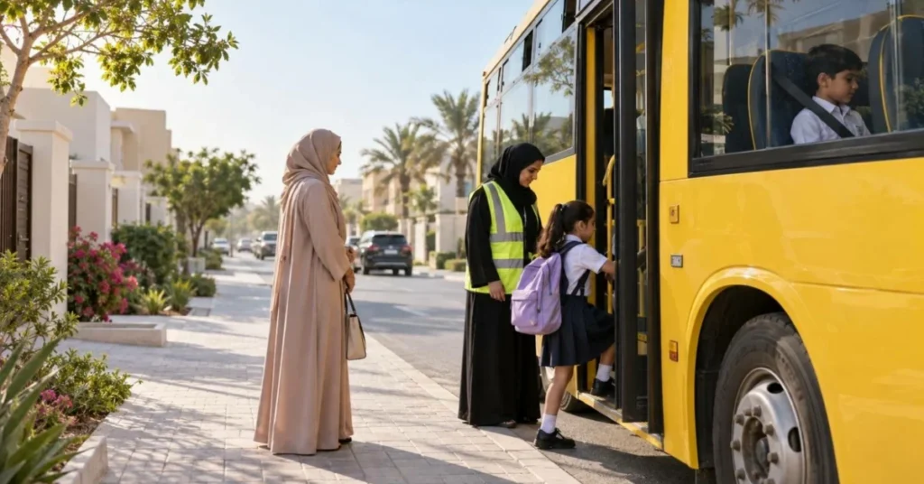 Enhanced Safety for School Bus Journeys സ്കൂൾ ബസ് യാത്രയ്ക്ക് കൂടുതൽ സുരക്ഷ; അത്യാധുനിക സാങ്കേതിക വിദ്യയുമായി ഷാർജ പൊലീസ് 1 8415 e1789811163731