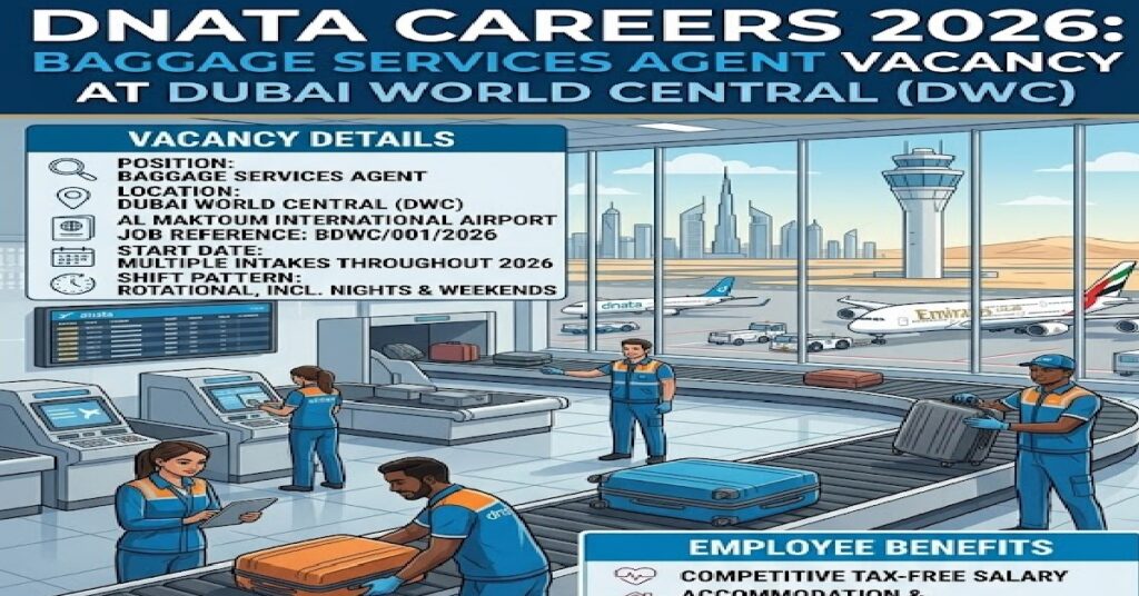 dnata Careers 2026: Baggage Services Agent Vacancy at Dubai World Central (DWC) 1 DNTA