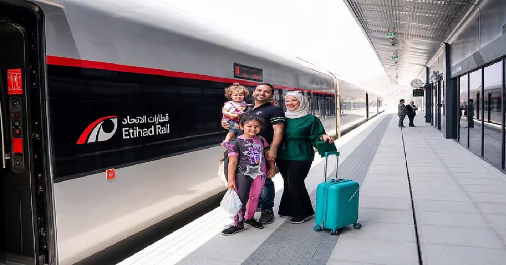 Etihad Rail Passenger Services ഇത്തിഹാദ് റെയിൽ പാസഞ്ചർ സർവീസ്: 4 സ്റ്റേഷനുകൾ തുറന്നു; മറ്റ് സ്റ്റേഷനുകളുടെ ഉദ്ഘാടന തീയതികൾ പുറത്തുവിട്ടു 1 ETHI