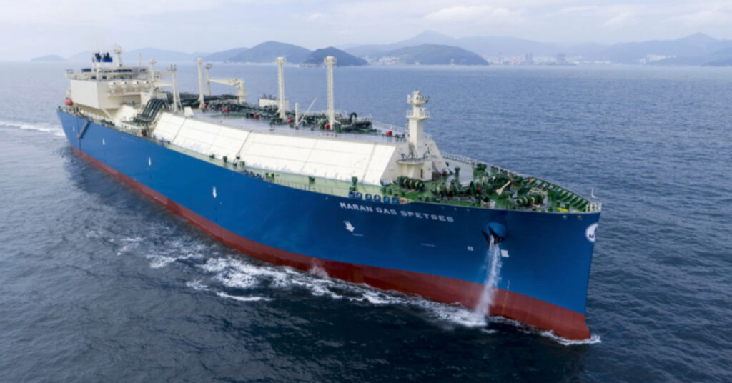 Qatar Resumes LNG Shipments Through the Strait of Hormuz ഖത്തറിൽ നിന്ന് എൽഎൻജി കപ്പൽ നീക്കം വീണ്ടും സജീവം; ഹോർമുസ് വഴിയുള്ള ഗതാഗതം ഉയർന്ന നിലയിൽ 1 Maran Gas Spetses web only e1790330787433