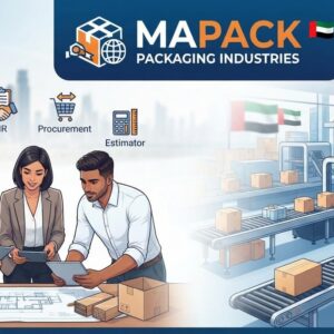 Mapack Packaging Industries recruitment in Dubai with vacancies for Admin Manager, Procurement, HR Executive and Estimator at Dubai Industrial City.