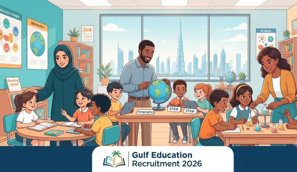 Teaching Jobs in UAE: Gulf Education Hiring for Multiple Roles|Apply Now For Latest Vacancies 1 Gulf Education Recruitment 2026 UAE teaching jobs and teacher vacancies