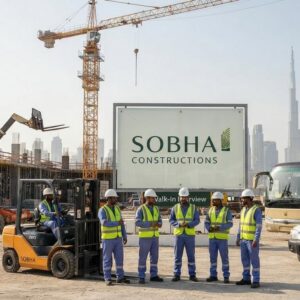 Sobha Constructions walk-in interview Dubai 2026 for construction and driver jobs