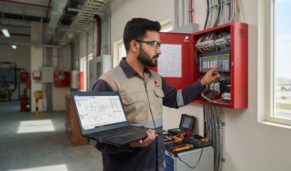 NAFFCO Fire Alarm Programmer Job Fair in Ras Al Khaimah UAE