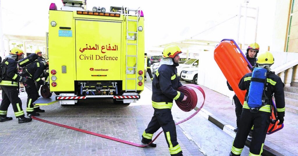 Qatar warehouse fire : ഖത്തറിൽ വ്യവസായ മേഖലയിലെ വെയർഹൗസിൽ തീപിടിത്തം 1 defence