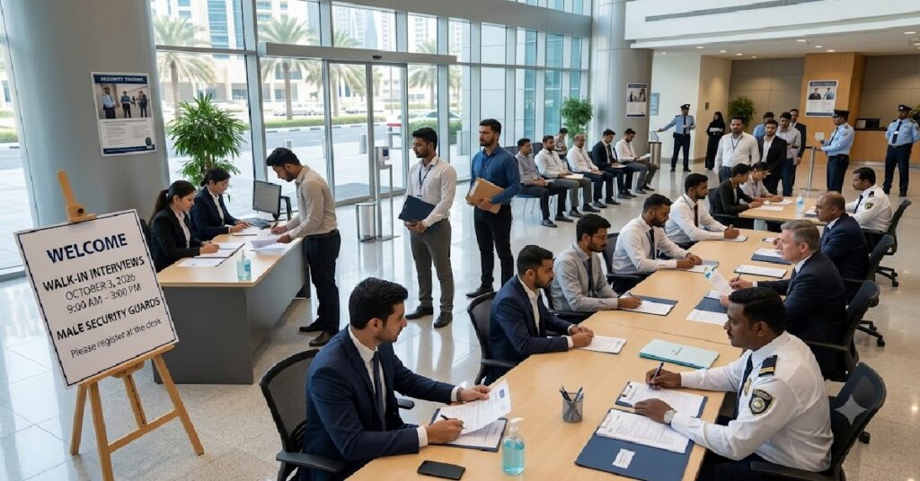 Securiguard Middle East Jobs 2026: Walk-In Interview for Male Security Guards in Dubai on October 3 1 interview