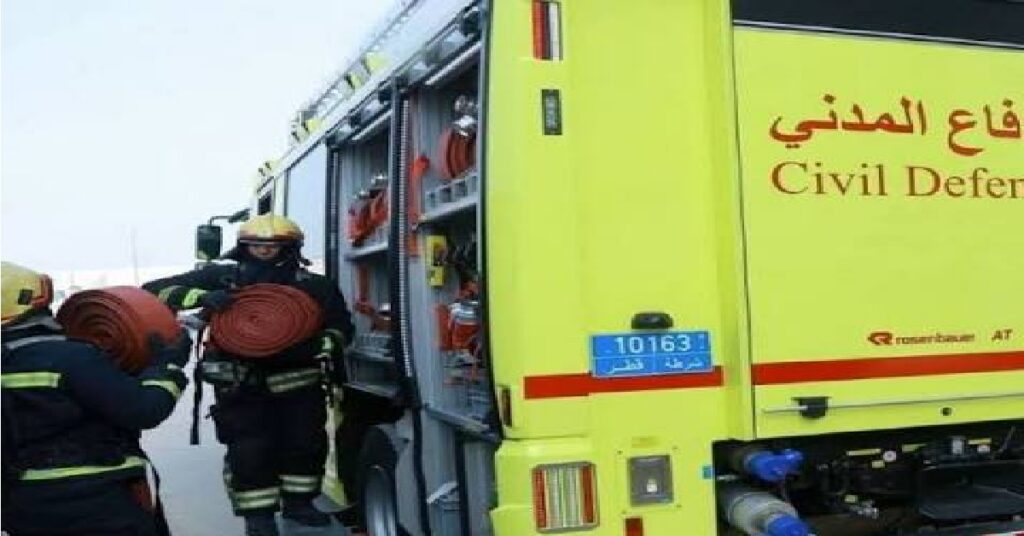 Muaither house fire : ദോഹയിൽ മുഐതറിൽ വീടിന് തീപിടിച്ചു 1 qatar 789456