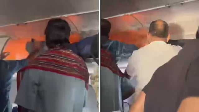 IndiGo Flight Power Bank Fire:വീഡിയോ: ആകാശത്ത് പറക്കുന്നതിനിടെ വിമാനത്തിനുള്ളിൽ പവർ ബാങ്ക് പൊട്ടിത്തെറിച്ചു; ഇന്ത്യയിലേക്കുള്ള ഇൻഡിഗോ വിമാനത്തിൽ തീയും പുകയും, ഭയന്നുവിറച്ച് യാത്രക്കാർ!വീഡിയോ പുറത്ത് 1 1000092643 1