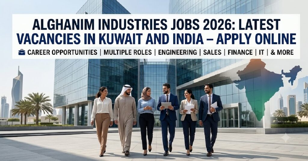 Alghanim Industries Jobs 2026: Latest Vacancies in Kuwait and India – Apply Online 1 ALGANIM