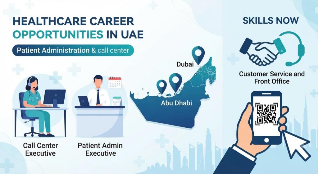 NMC Healthcare Job Vacancy in UAE: Patient Admin Executive and Call Center Executive|Apply Now For The Latest Vacancies 1 NMC Healthcare Jobs in UAE – Patient Admin Executive and Call Center Executive Vacancy