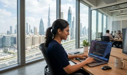 ADG Full Stack Software Engineer job vacancy in Dubai, UAE – hybrid full-time IT job.